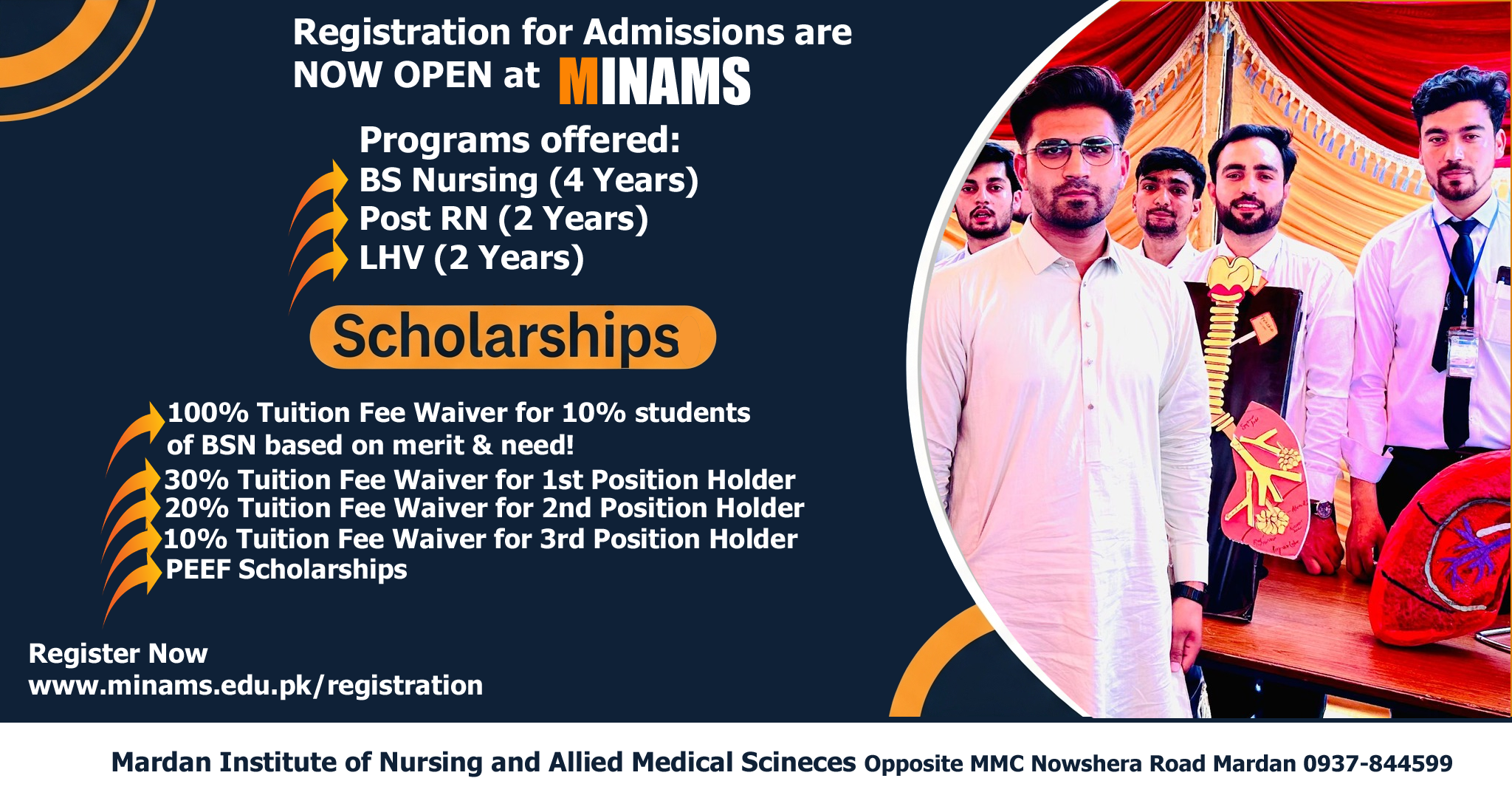 Admission Banner